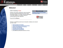 Tablet Screenshot of entango.com
